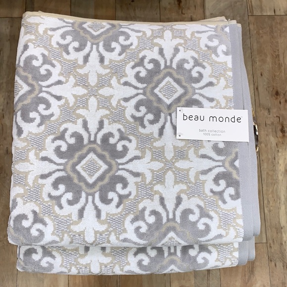 beau monde Bath Beau Monde Towel Set Bath Hand Fingertip 6piece
